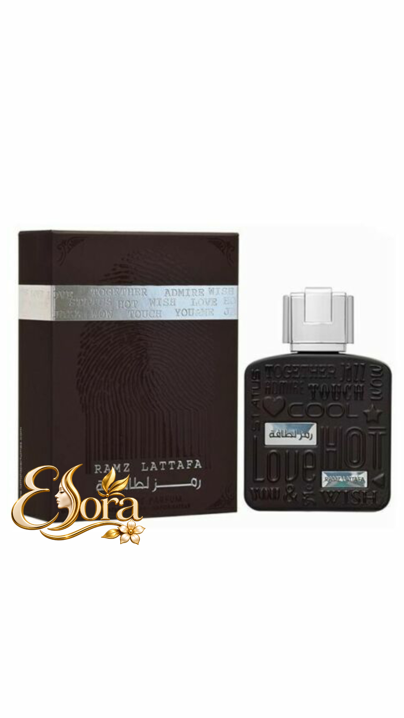 عطر ادکلن رمز لطافه سیلور نقره ای Ramz Lattafa Silver