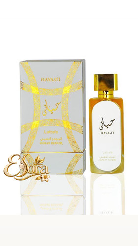 ادکلن حیاتی گلد الیکسیر لطافه Lattafa Hayaati Gold Elixir